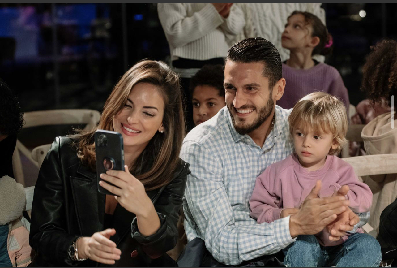 Parenzo en la presentación de la firma infantil Duzama