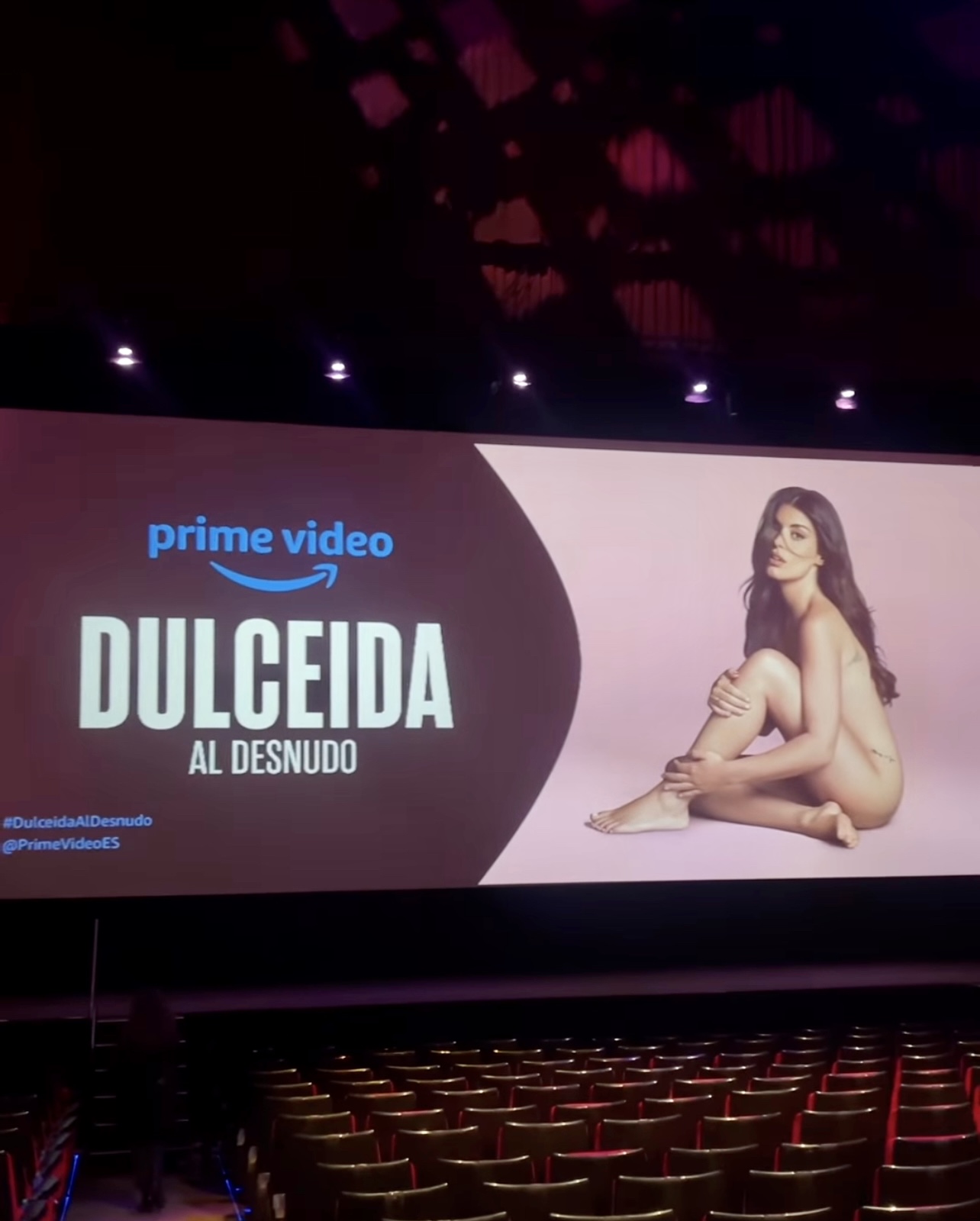 Nerea Rodríguez en la Premier de la Docuserie de Dulceida con nuestro Parenzo Anna