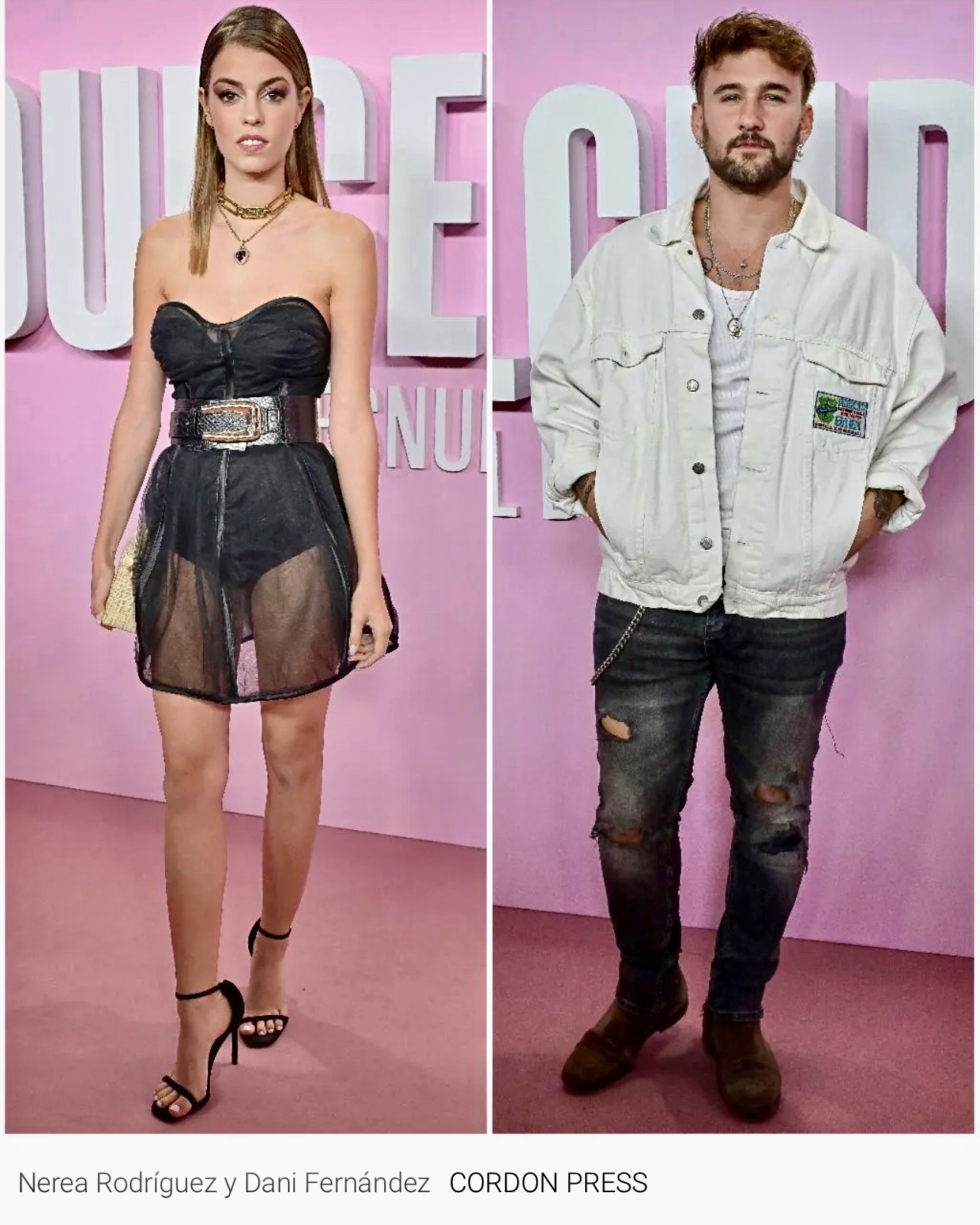 Nerea Rodríguez en la Premier de la Docuserie de Dulceida con nuestro Parenzo Anna